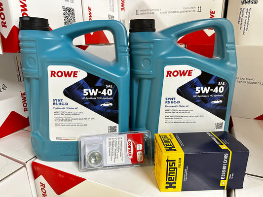 Rowe Hightec Synt Rs HC-D B6/B7 S4 4.2L Oil Change Kit