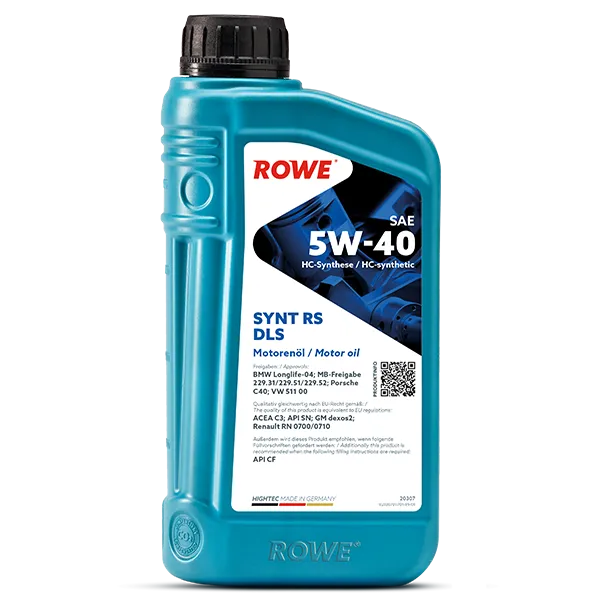 ROWE Hightec SYNT RS DLS SAE 5W-40 Motor Oil - 1 Liter