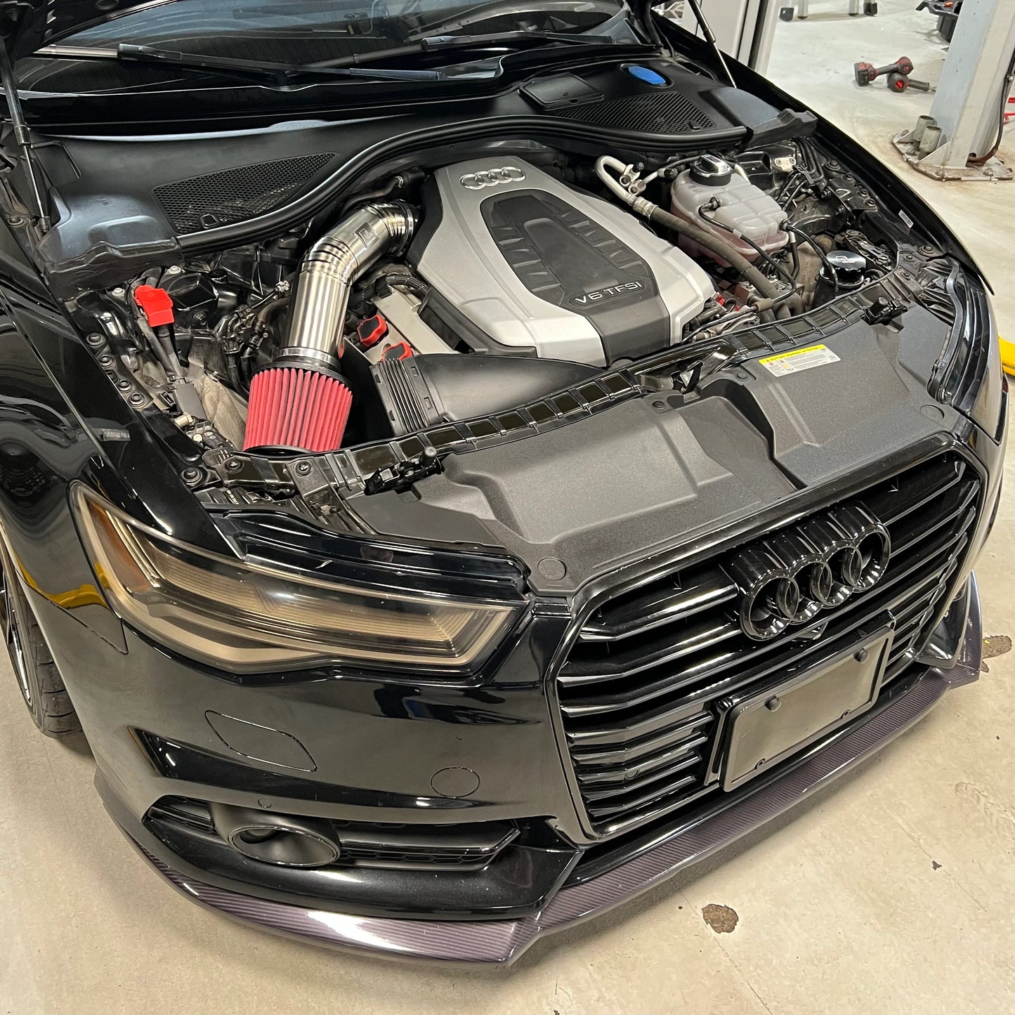 GAS 89mm Titanium Intake C7/C7.5 A6/A7 3.0T