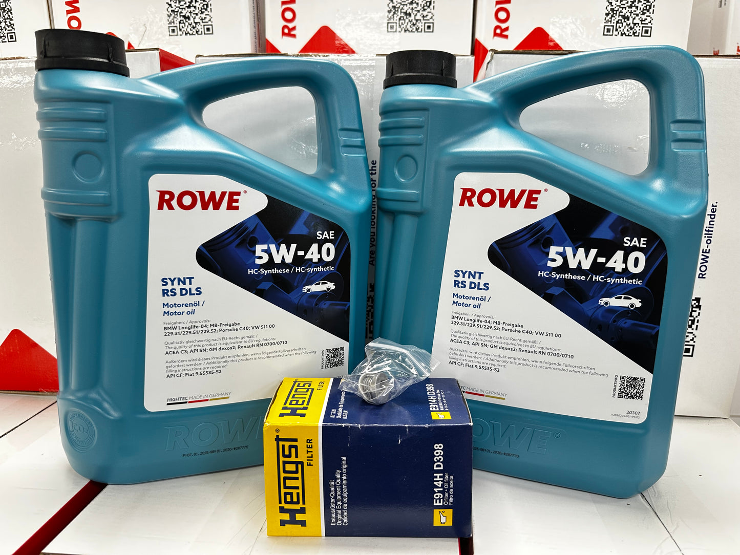 C8 RS6/RS7 ROWE Hightec SYNT RS DLS 5W-40 Oil Change Kit