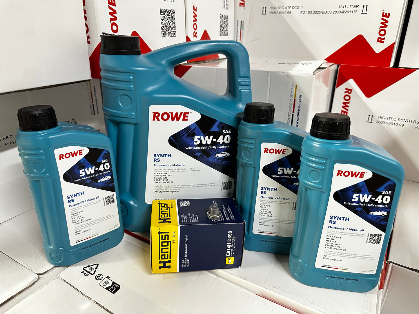 Rowe Synth RS 3.0T/2.9T EA839 Oil Change Kit
