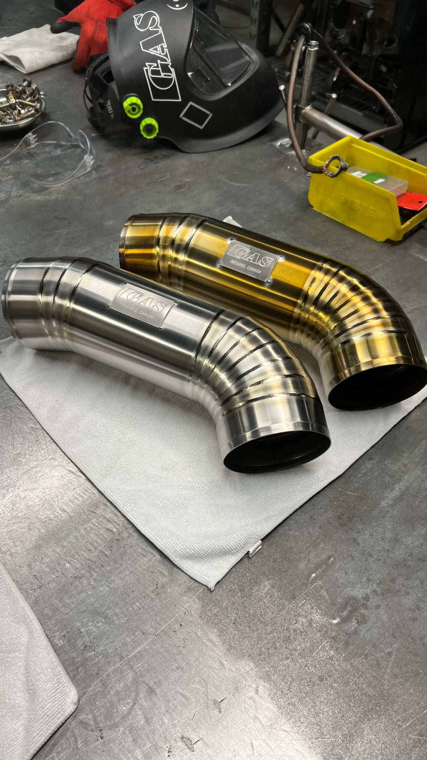 GAS Omega 102mm Titanium Intake C6 A6 3.0T