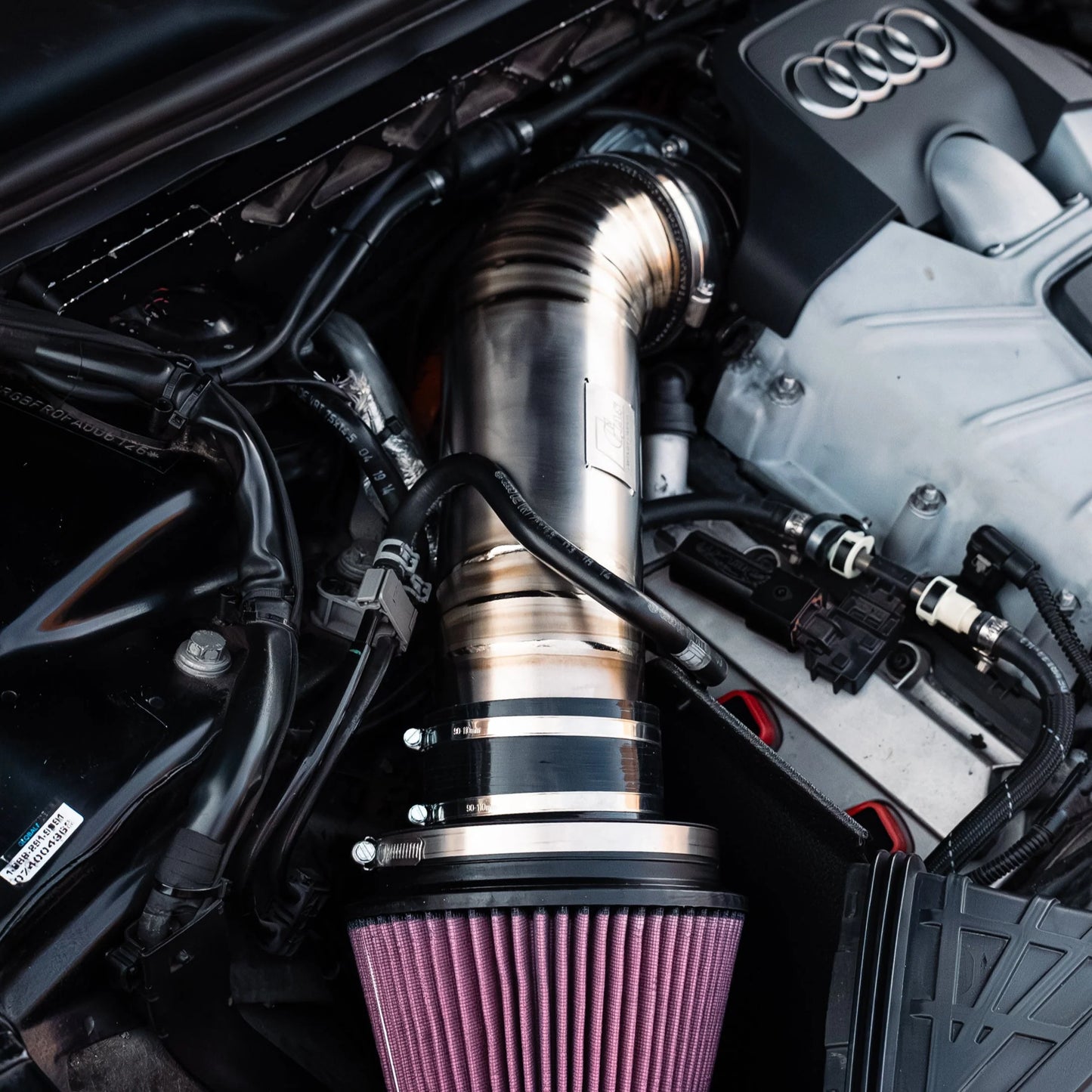 GAS Omega 102mm Titanium Intake C6 A6 3.0T