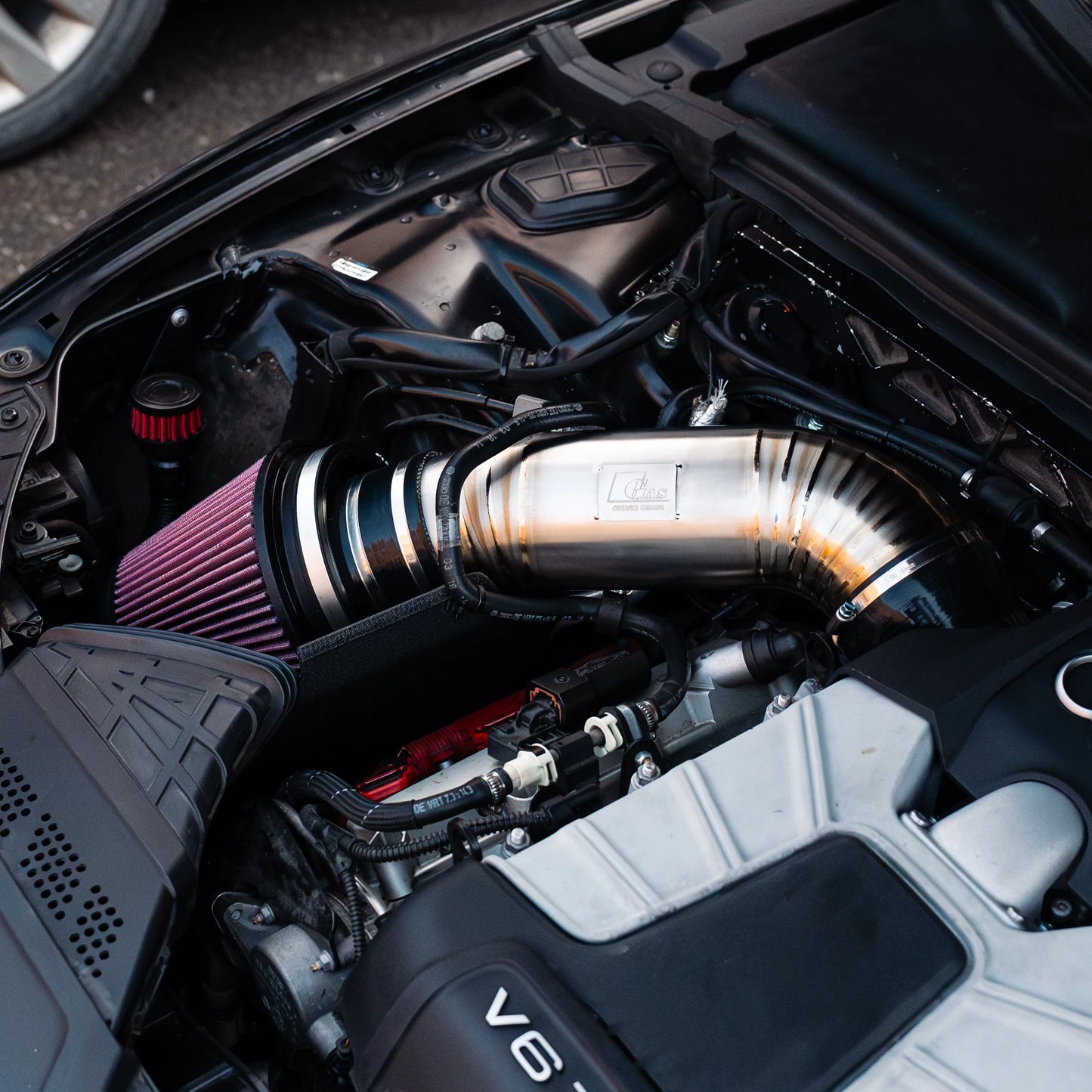 GAS Omega 102mm Titanium Intake C6 A6 3.0T