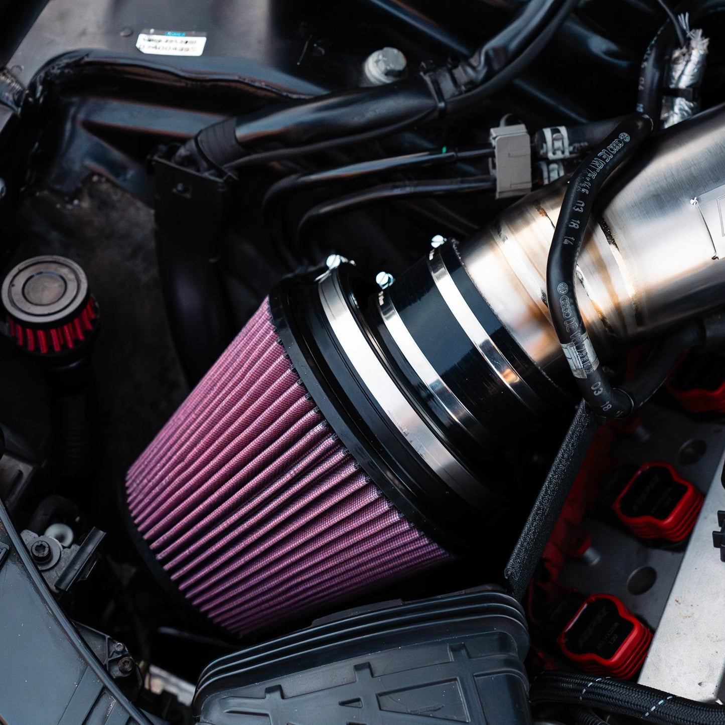 GAS Omega 102mm Titanium Intake C6 A6 3.0T