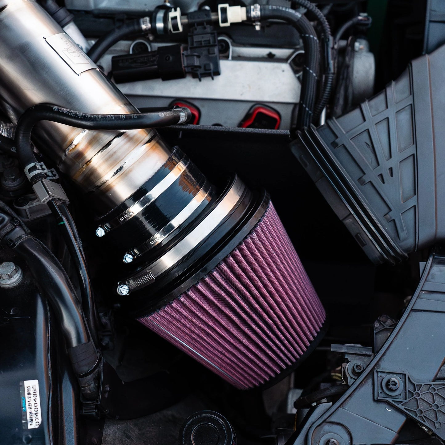 GAS Omega 102mm Titanium Intake C6 A6 3.0T