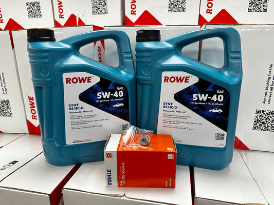 Rowe Hightec Synt Rs HC-D B7 RS4 & B8 S5/RS5 4.2L V8 Oil Change Kit