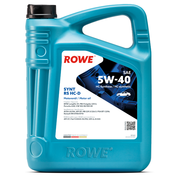 Rowe Hightec Synt Rs HC-D 3.0T EA837 Oil Change Kit