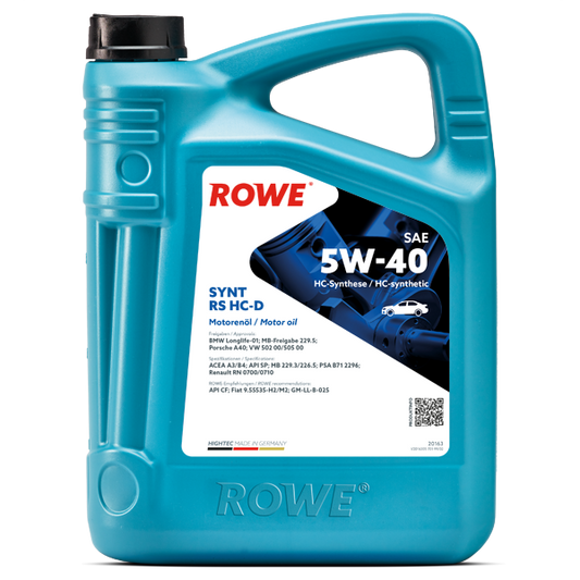 Rowe Hightec Synt Rs HC-D B9 3.0T/2.9T EA839 Oil Change Kit
