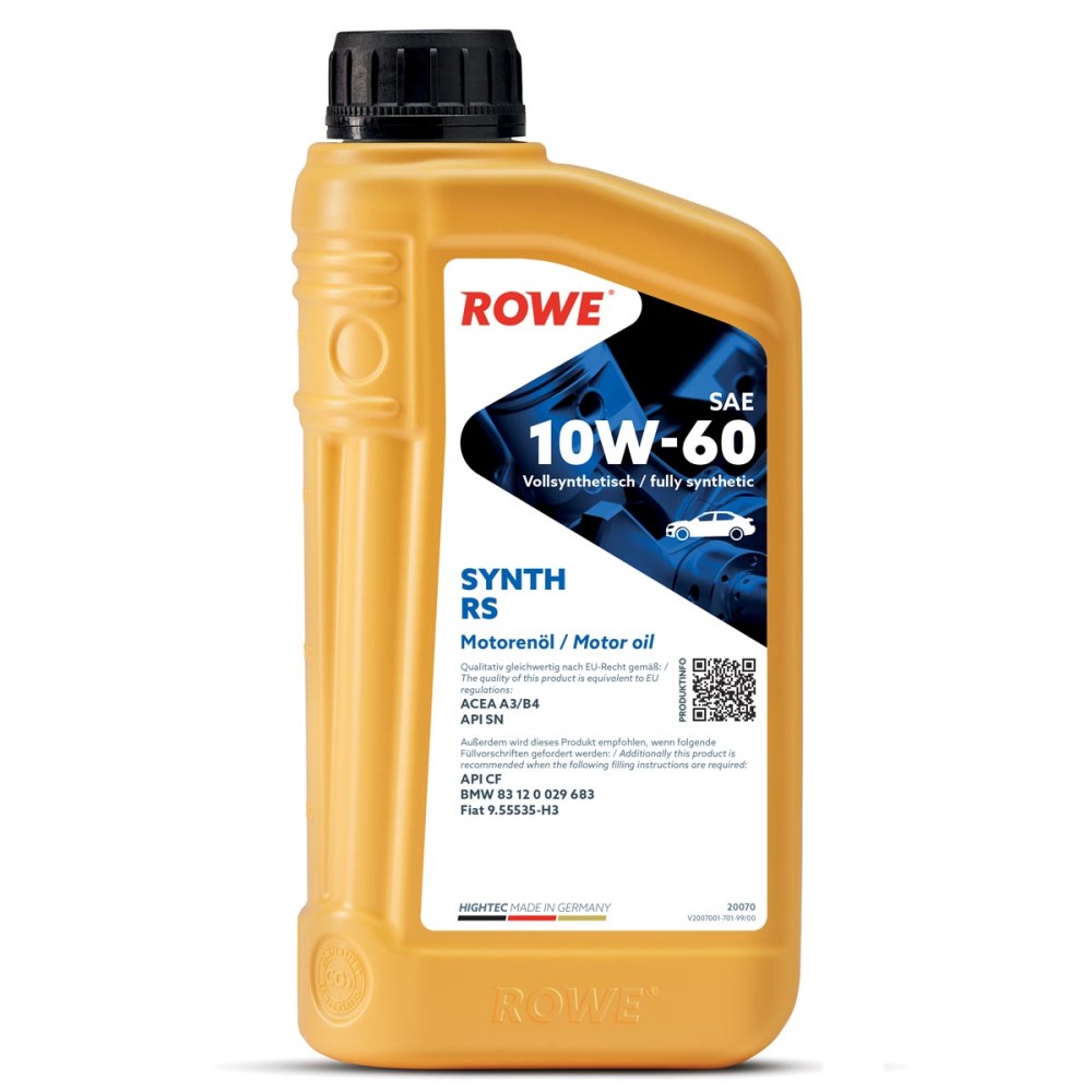 ROWE Hightec SYNTH RS SAE 10W-60 Motor Oil - 1 Liter