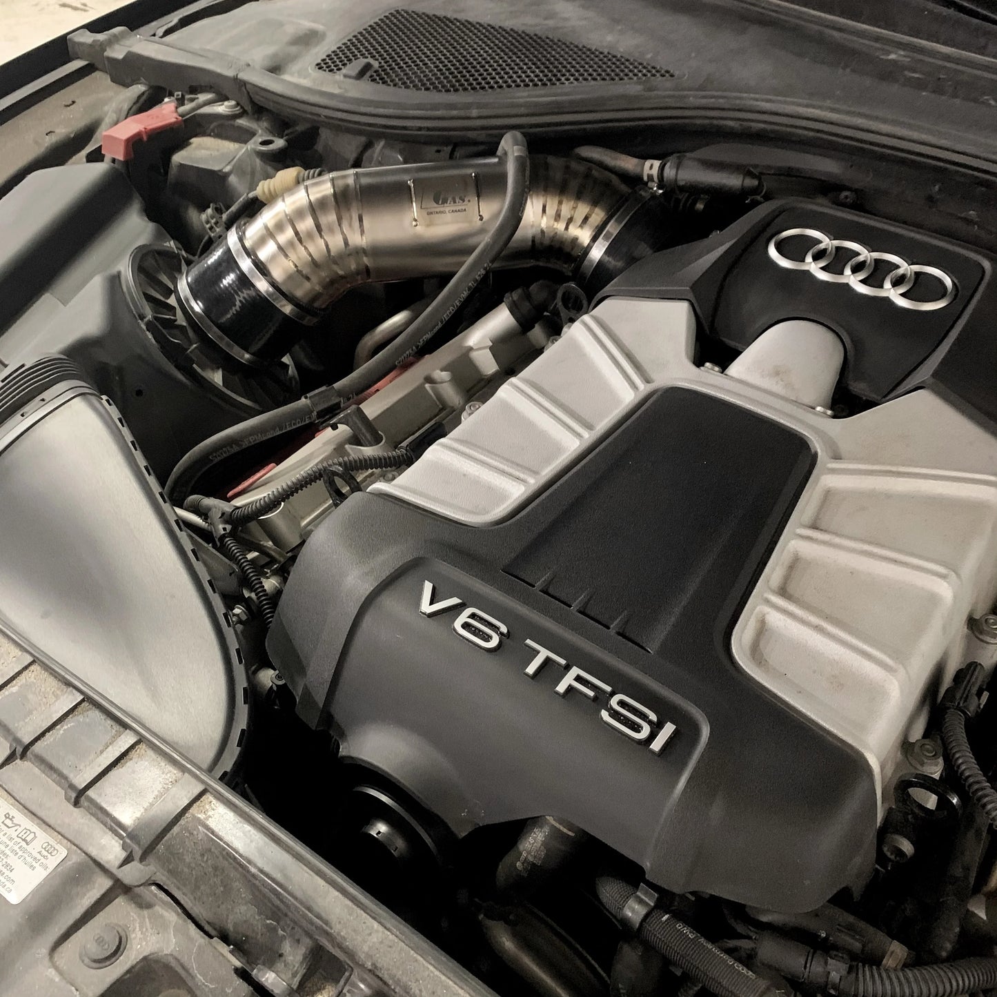GAS 89mm Titanium Intake C7/C7.5 A6/A7 3.0T