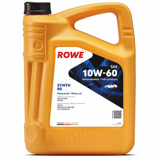 ROWE Hightec SYNTH RS SAE 10W-60 Motor Oil - 5 Liter