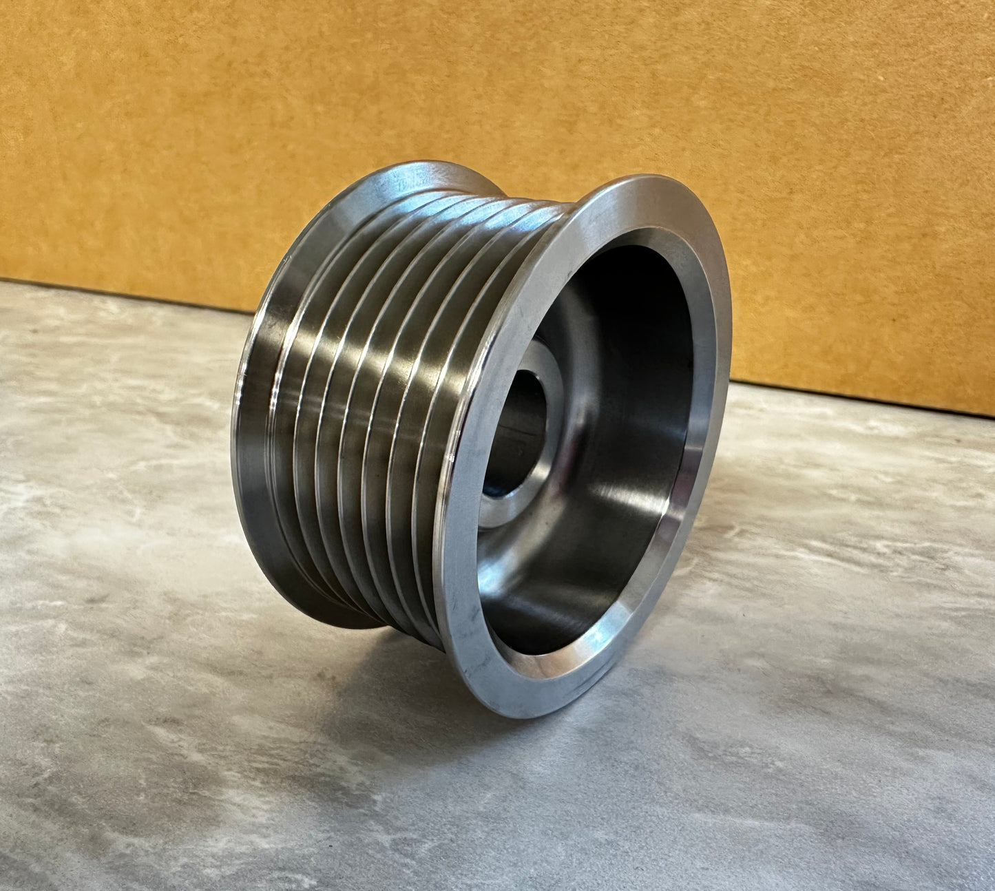 Stainless 57mm Press-on 3.0T Supercharger Pulley