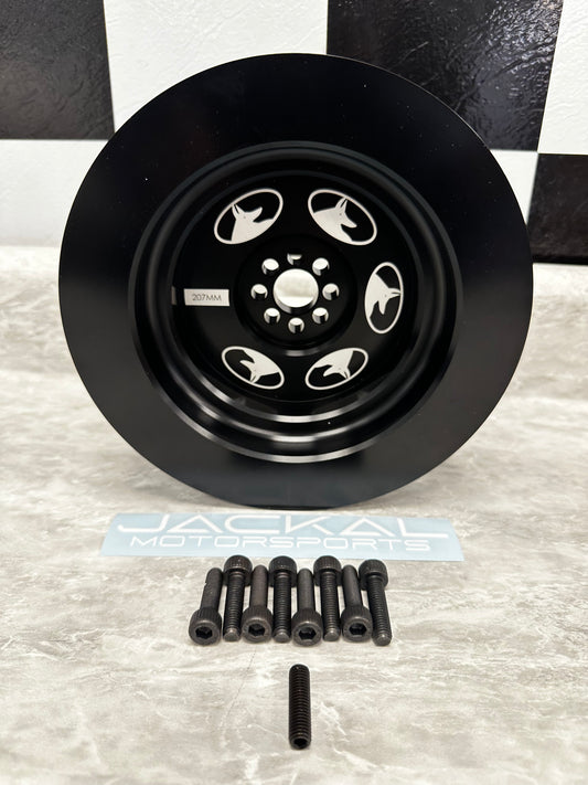Jackal Motorsports 207mm Audi 3.0T Lower Pulley Upgrade | S4 S5 SQ5 A6 A7 Q7 Supercharged