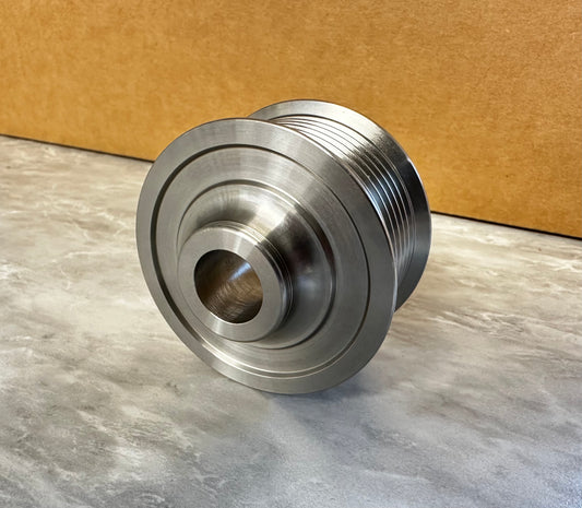 Stainless 57mm Press-on 3.0T Supercharger Pulley