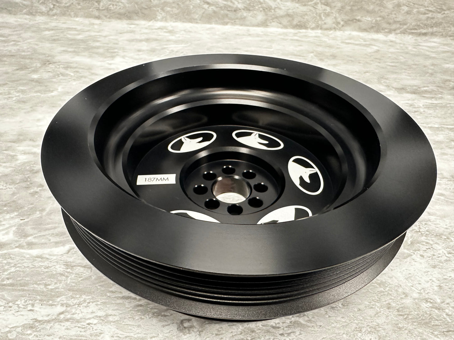 Jackal Motorsports 187mm Audi 3.0T Lower Pulley Upgrade | S4 S5 SQ5 A6 A7 Q7 Supercharged