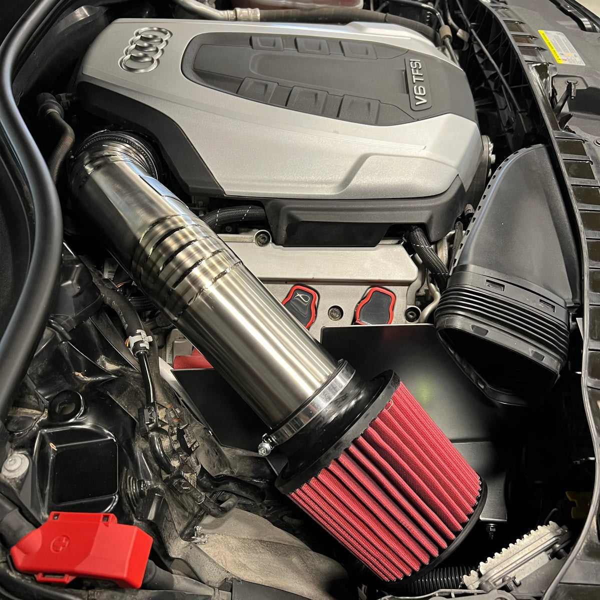 Titanium Intake Boxes GAS 89mm Titanium Intake C7/C7.5 A6/A7 3.0T – Jackal Motorsports