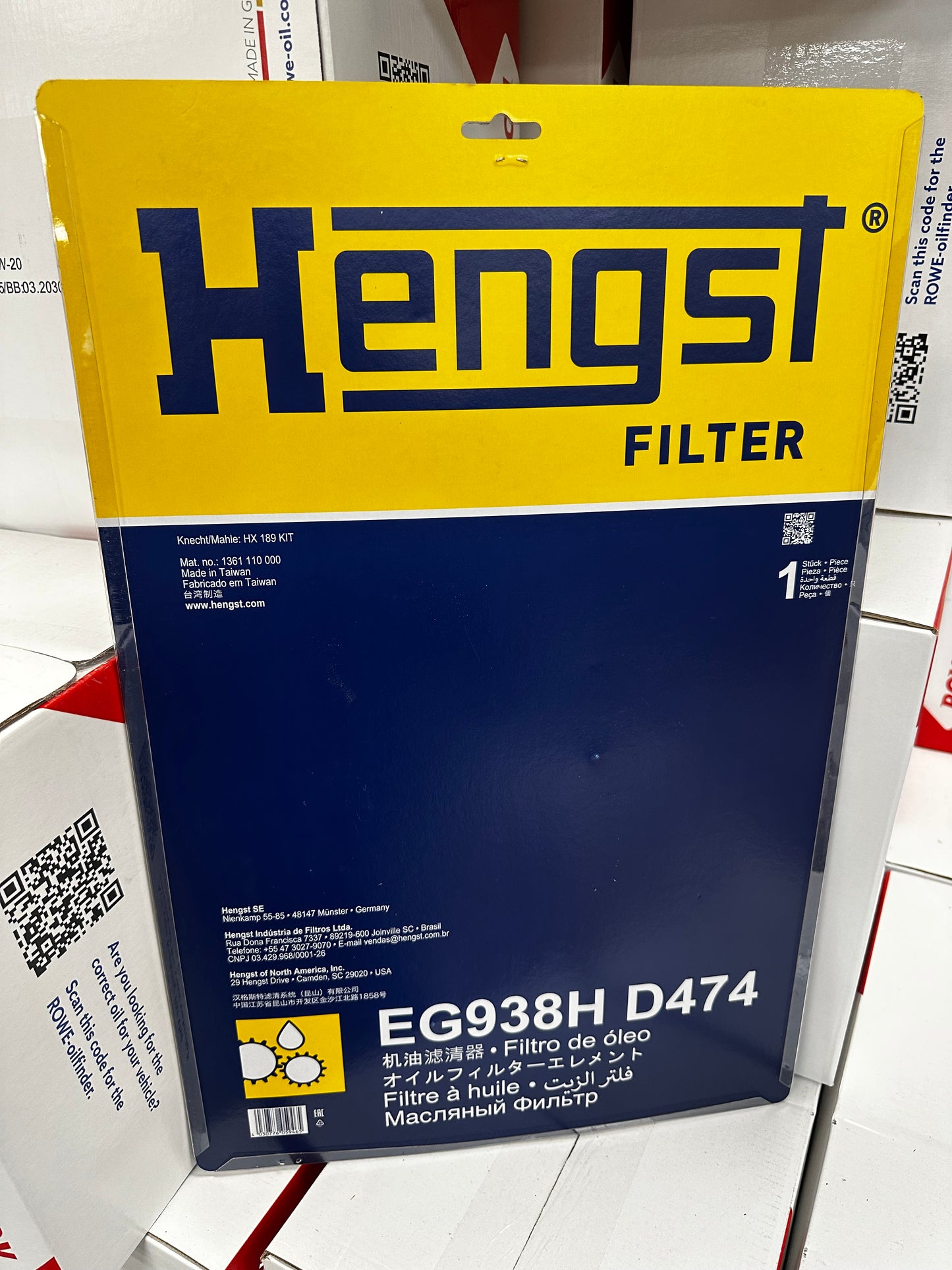 Hengst ZF8 Transmission Filter Kit