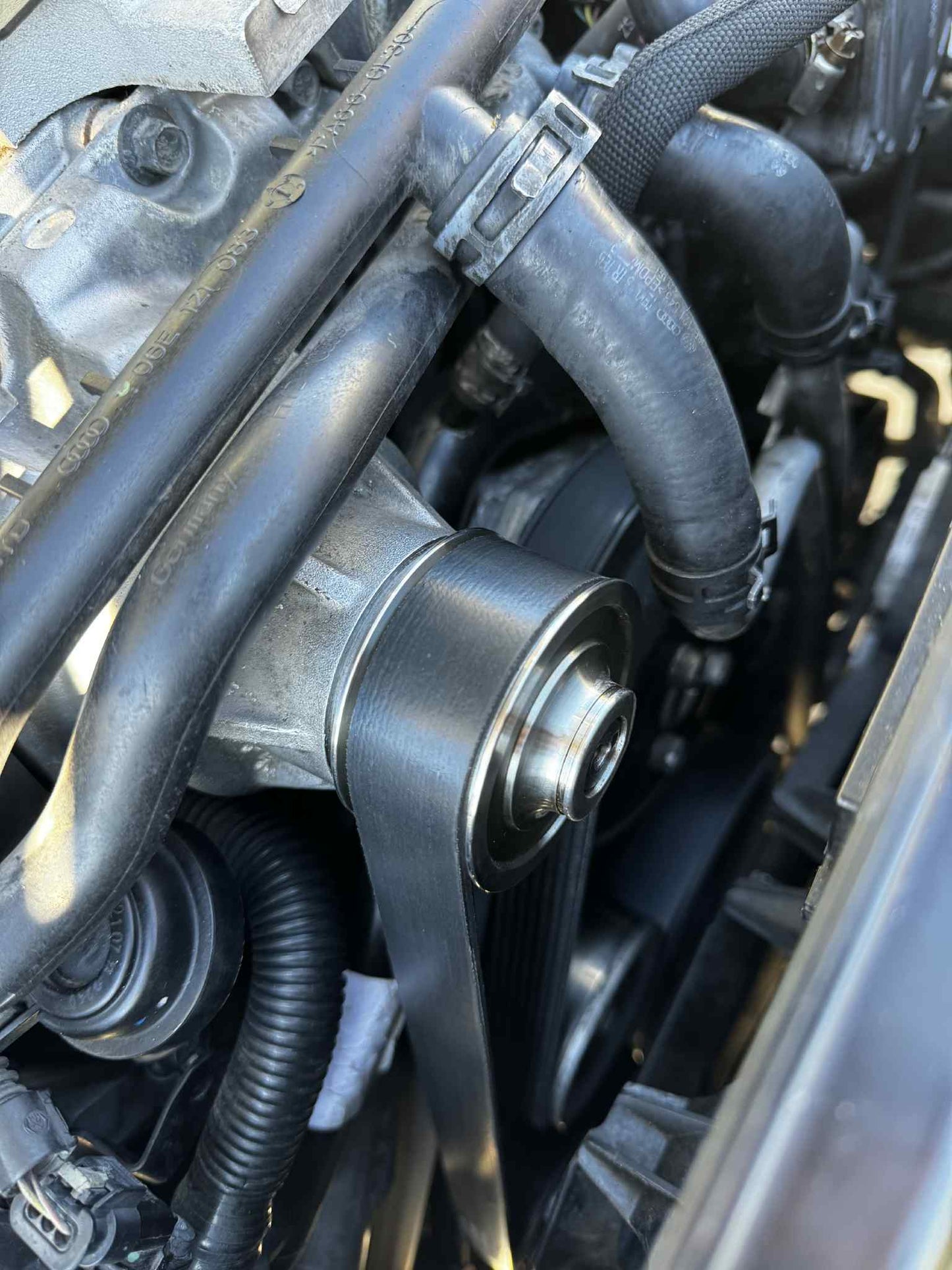 Stainless 57mm Press-on 3.0T Supercharger Pulley