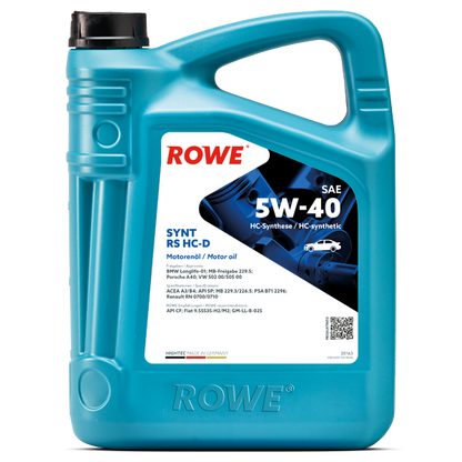 Rowe Hightec Synt Rs HC-D 3.0T EA837 (CREC) Oil Change Kit
