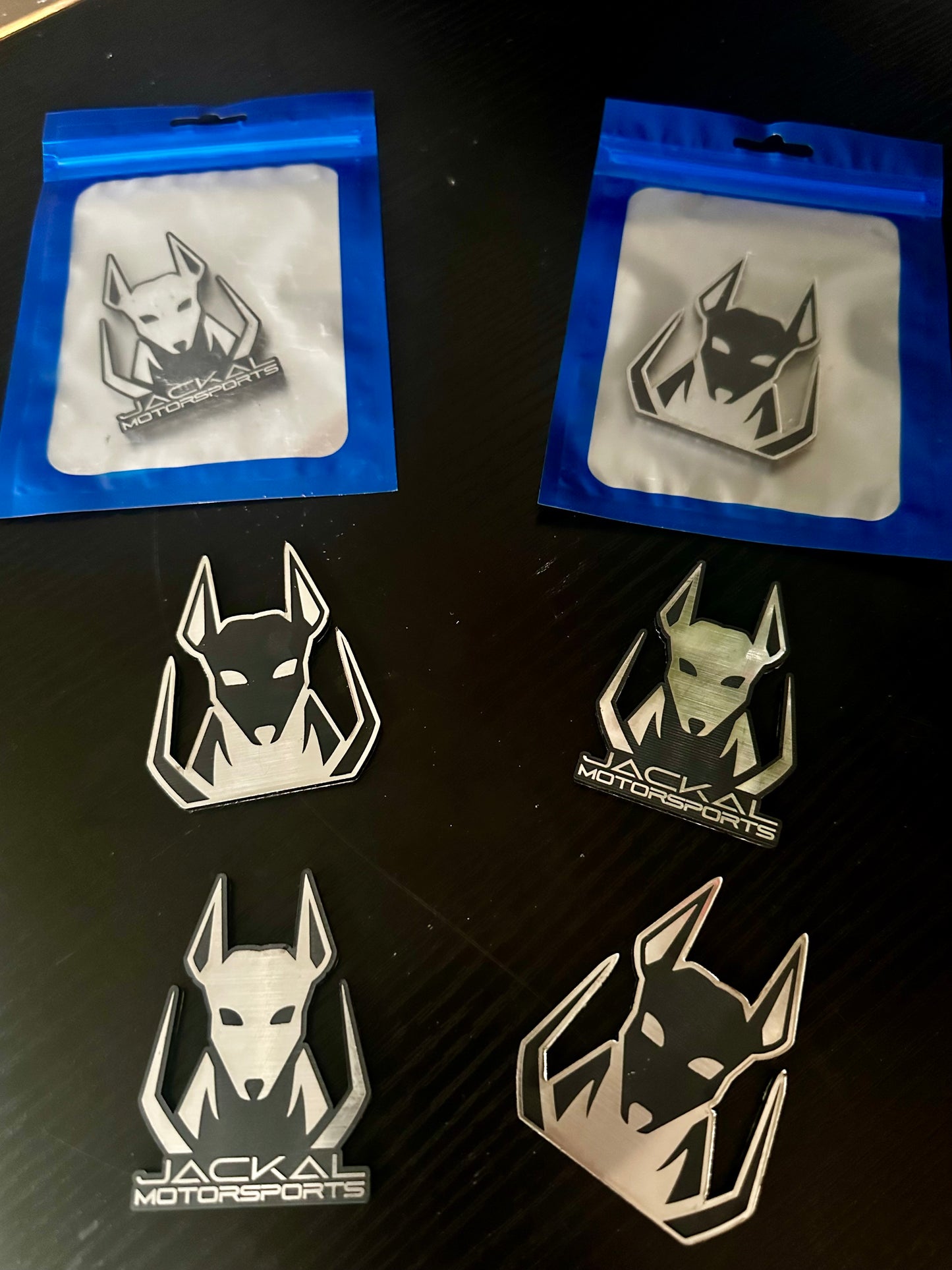 Jackal Motorsports Badges