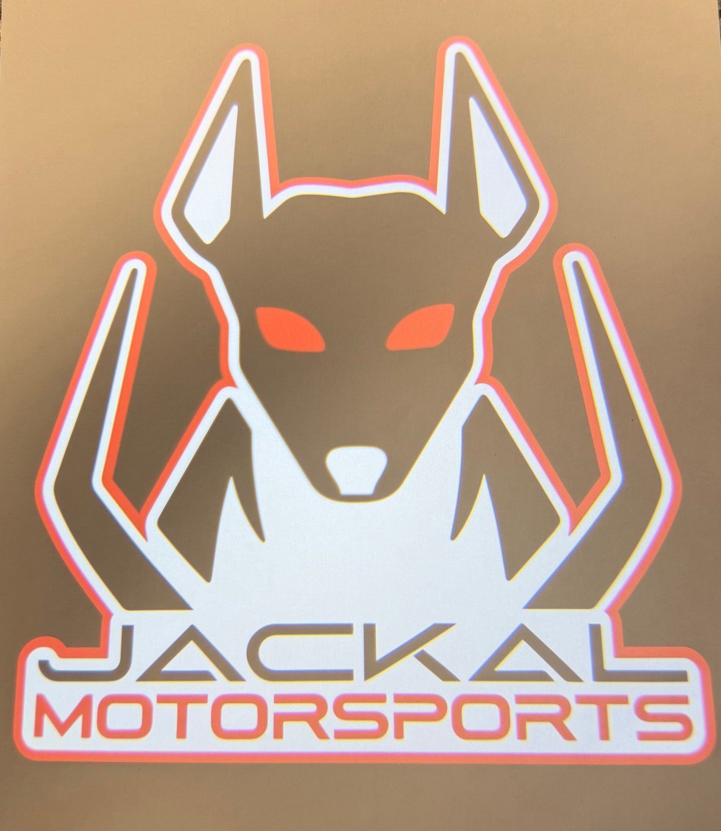 A- Jackal Dog Logo