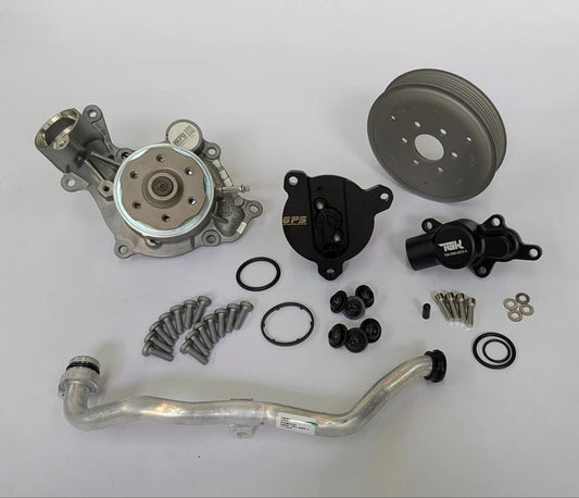 Audi EA839 3.0T/2.9T 6 Bolt Water Pump, Thermostat and Shutoff Valve Cooling Maintenance Kit