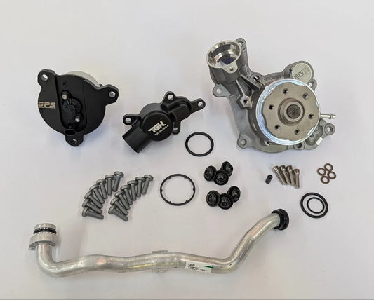 Audi EA839 3.0T/2.9T 6 Bolt Water Pump, Thermostat and Shutoff Valve Cooling Maintenance Kit