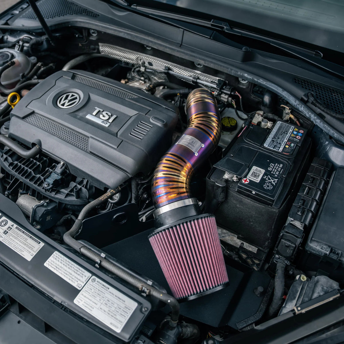 GAS MQB S3/MK7 89mm Titanium Intake (8V)