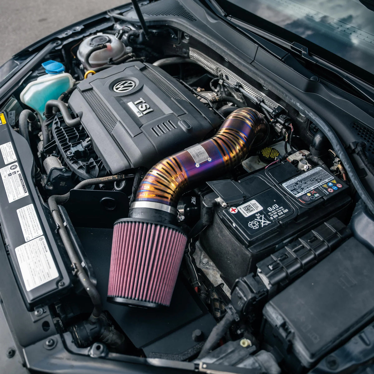 GAS MQB S3/MK7 89mm Titanium Intake (8V)