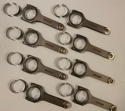 AMTuned B6/B7 S4 4.2 BHF/BBK Forged Connecting Rods for stock pistons